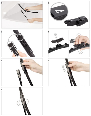 Щетка стеклоочистителя Bosch Aerotwin Plus AP500U